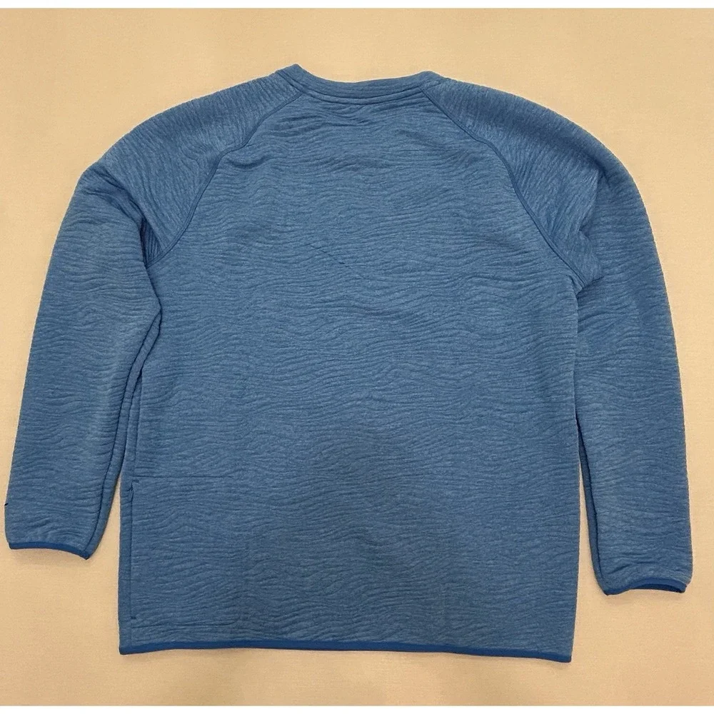 Nike Tour Dri-FIT Golf Crew Sweatshirt FD5835-435 Sky Blue Men's Size L